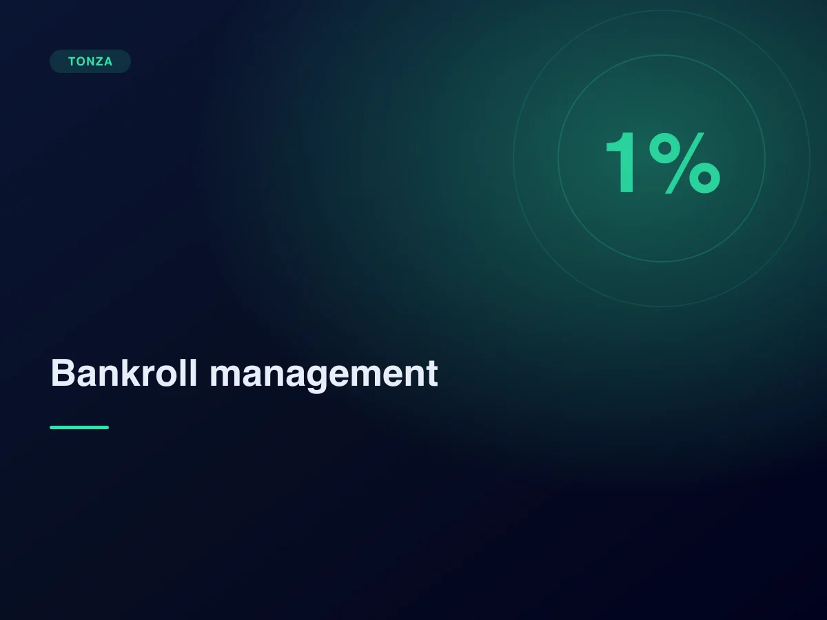 Bankroll management: bet sizing and knowing when to stop