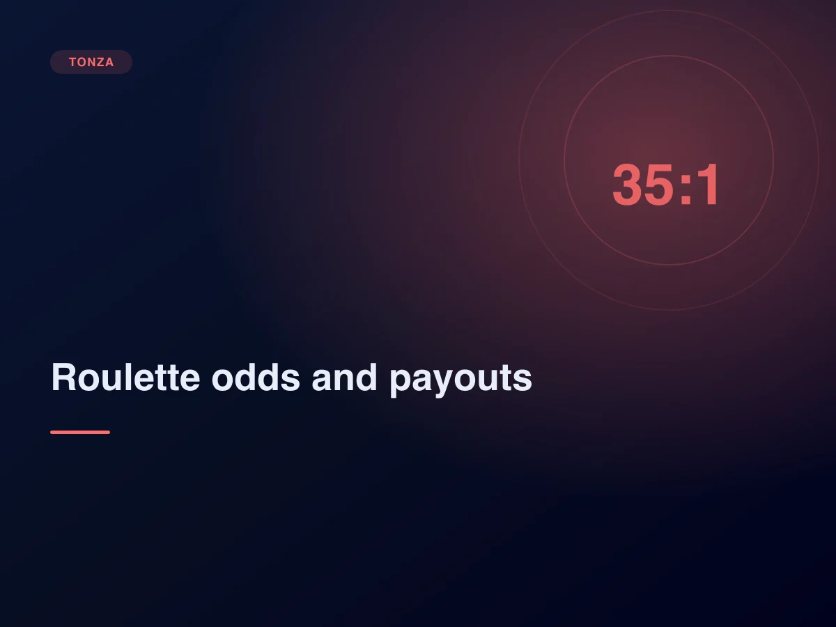 Roulette odds: what each bet pays and why the zero decides it